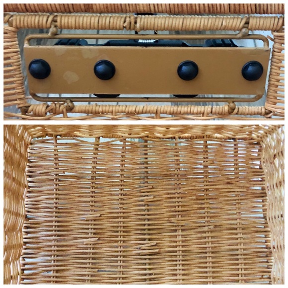 Wicker Bicycle Rear Basket, Proper Velo Quick Release Bike Pannier (Seconds) - Picture 15 of 16